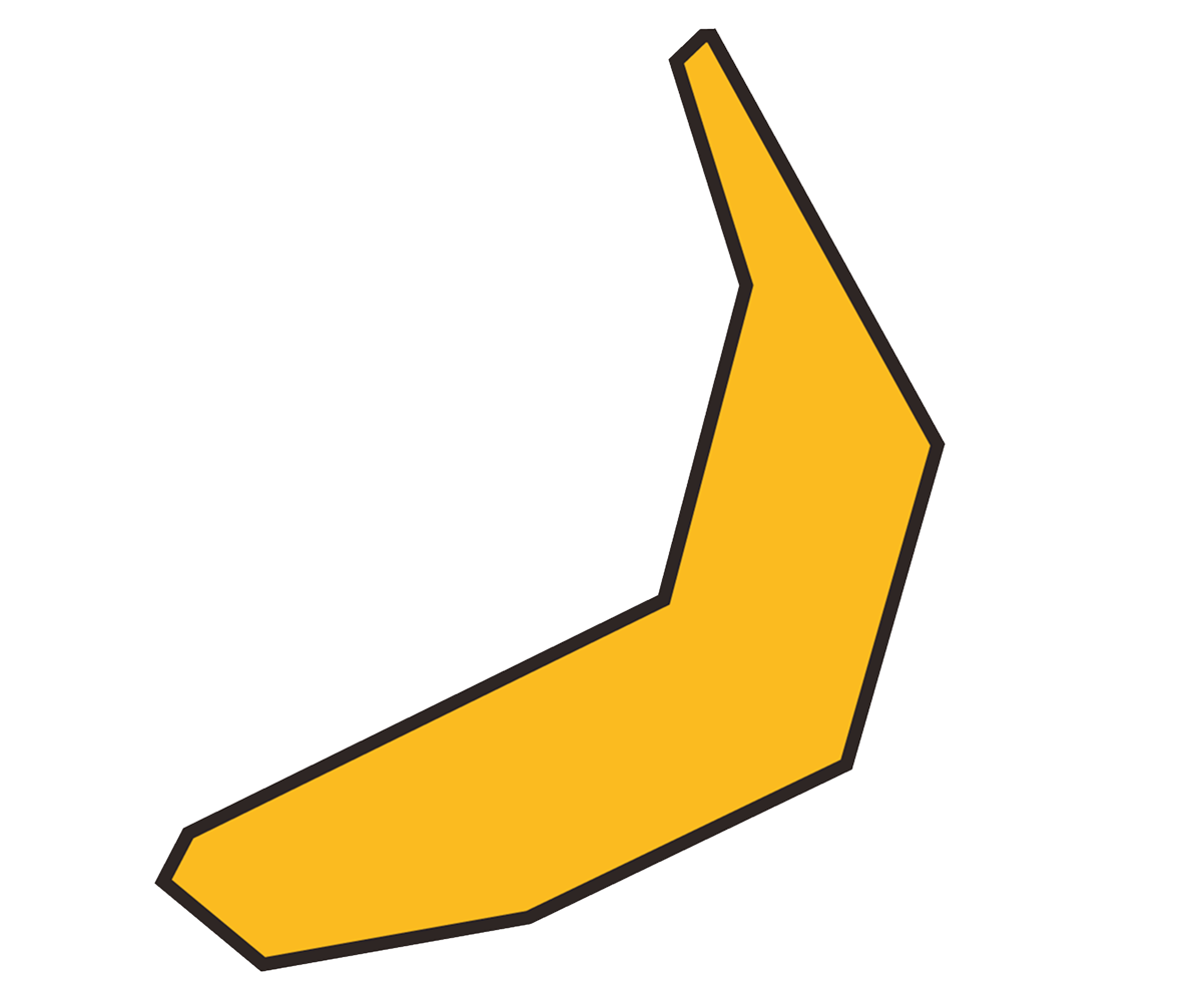 Equifruit yellow Fairtrade banana icon